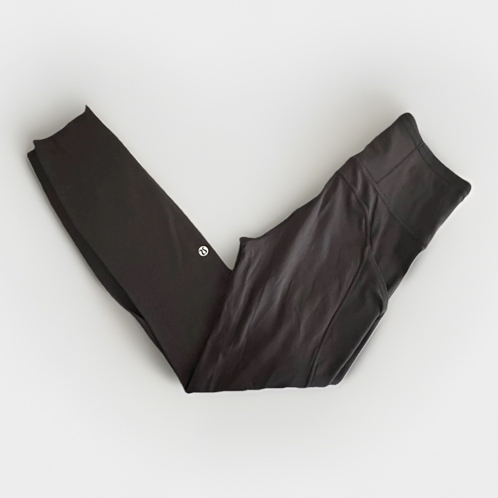 Lululemon Fast Free Black High Rise Pocket Leggings Women's Size 4 Workout Gym